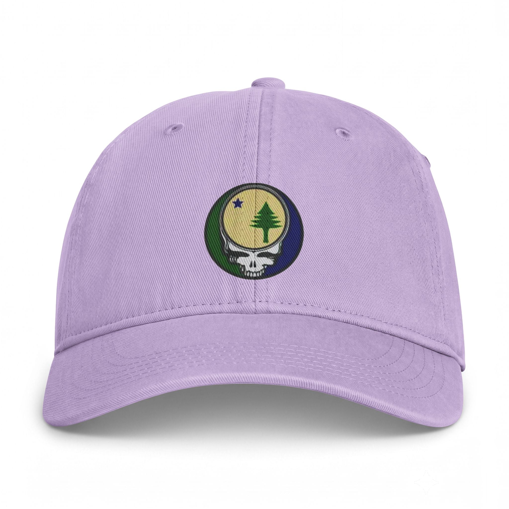Maine Flag Stealie Cap | Grateful Dead Washed Baseball Hat