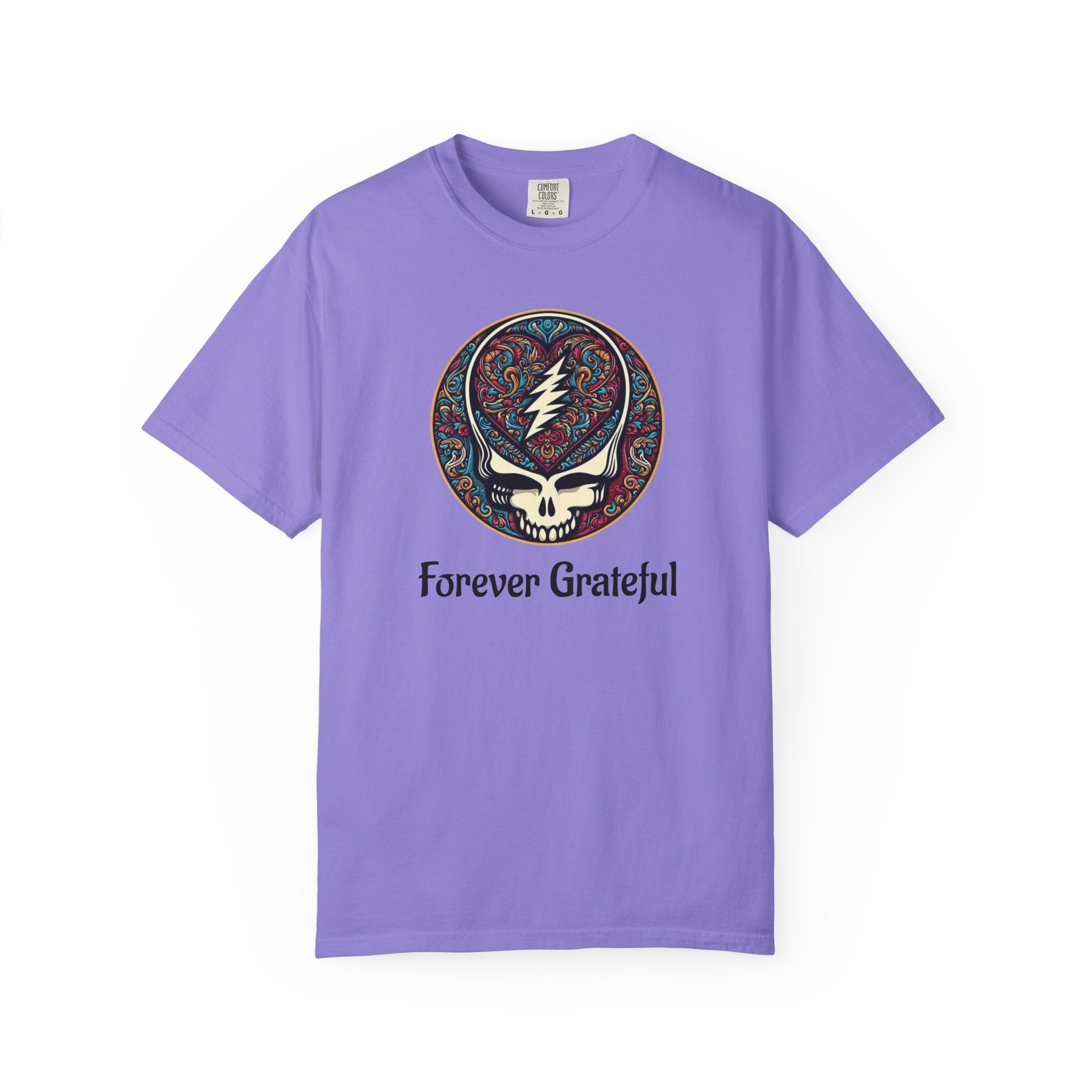 Forever Grateful Steal Your Face T-Shirt | Grateful Dead band tee