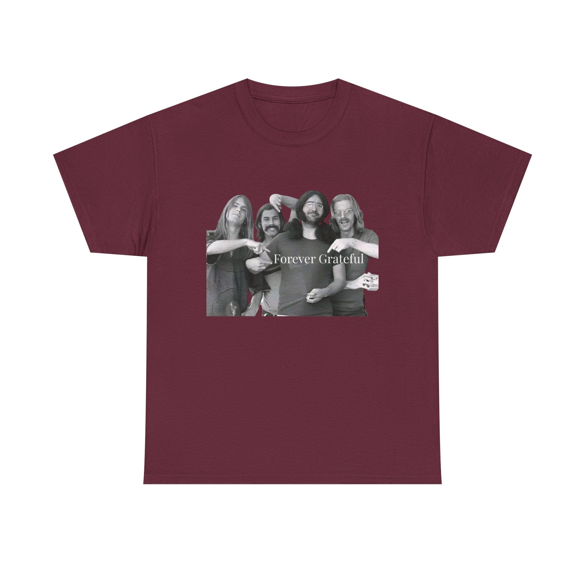Forever Grateful band photo T-Shirt | Vintage Grateful Dead tee