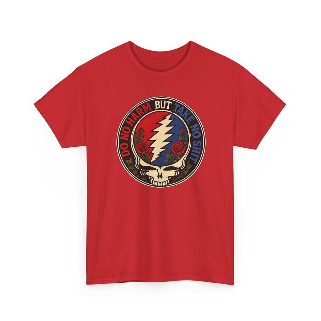 Steal Your Face Skull lightning bolt T-Shirt | Psychedelic band skull tee