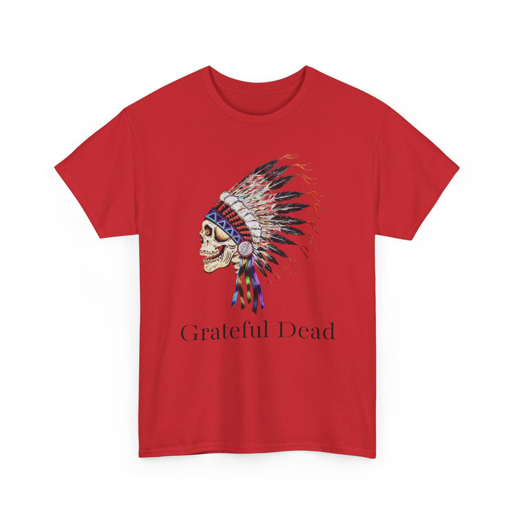Grateful Dead Skull with Native Headdress T-Shirt | Band Tee