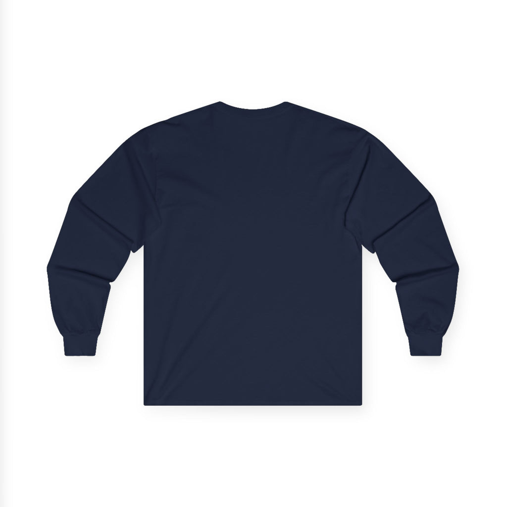 Maine Grateful Dead Bear Long Sleeve Tee — Retro Dancing Bear on Yellow State Silhouette