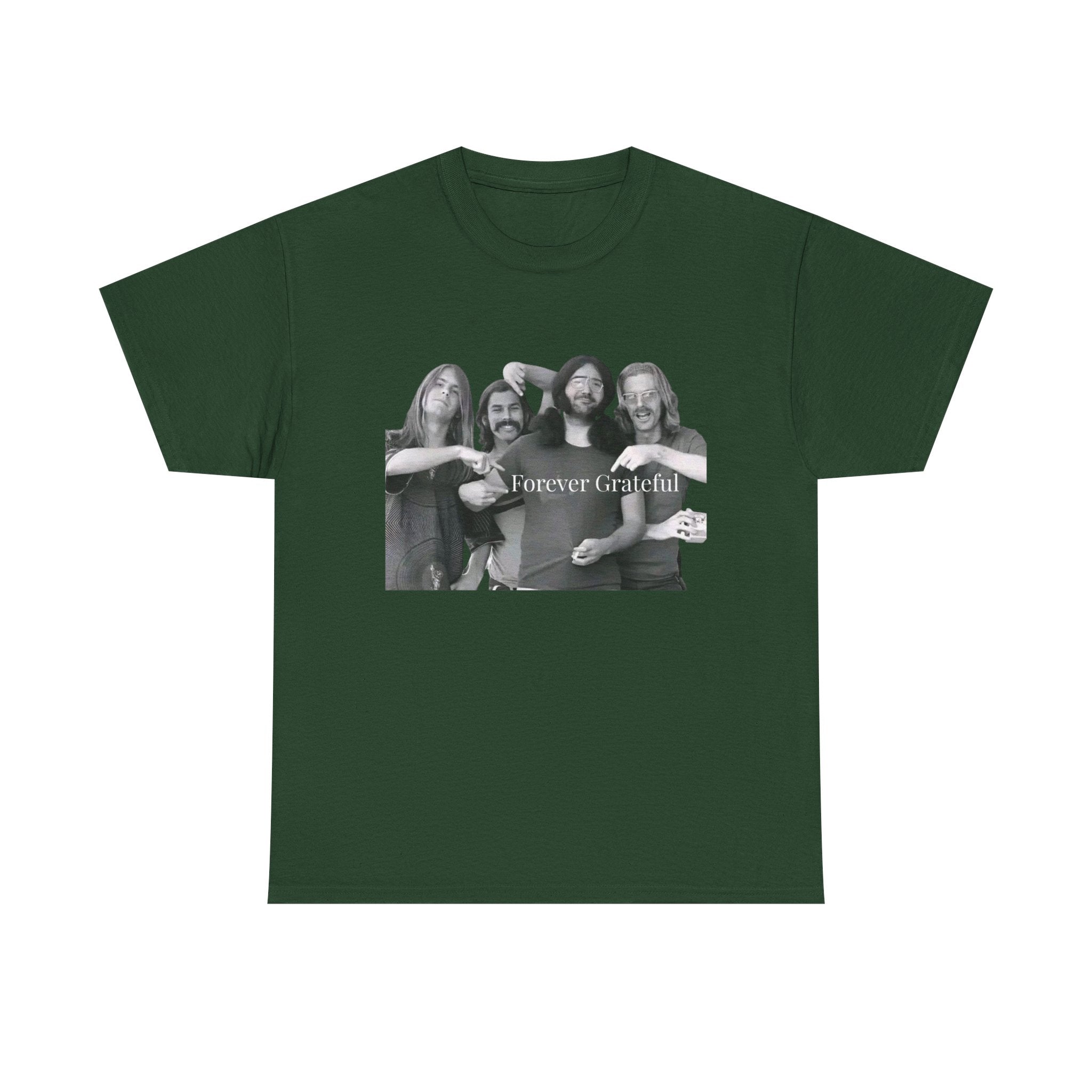 Forever Grateful band photo T-Shirt | Vintage Grateful Dead tee