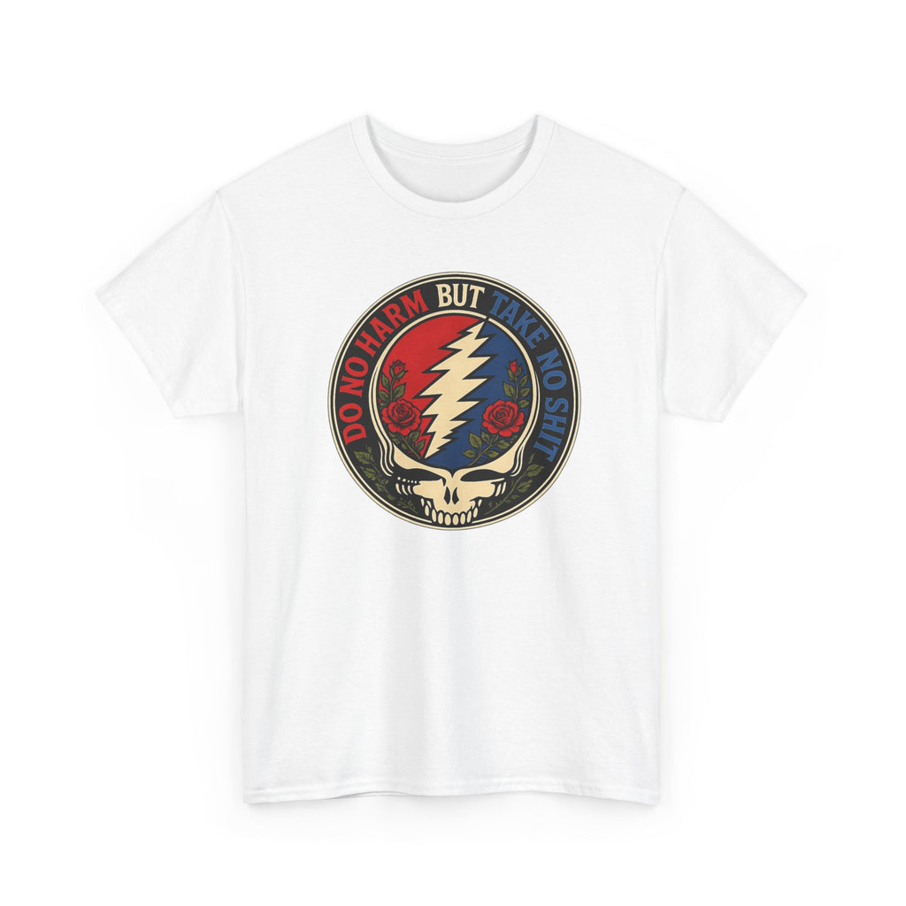 Steal Your Face Skull lightning bolt T-Shirt | Psychedelic band skull tee