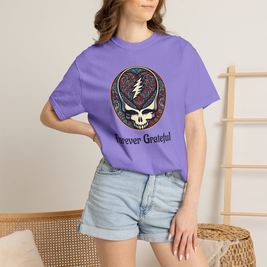 Forever Grateful Steal Your Face T-Shirt | Grateful Dead band tee