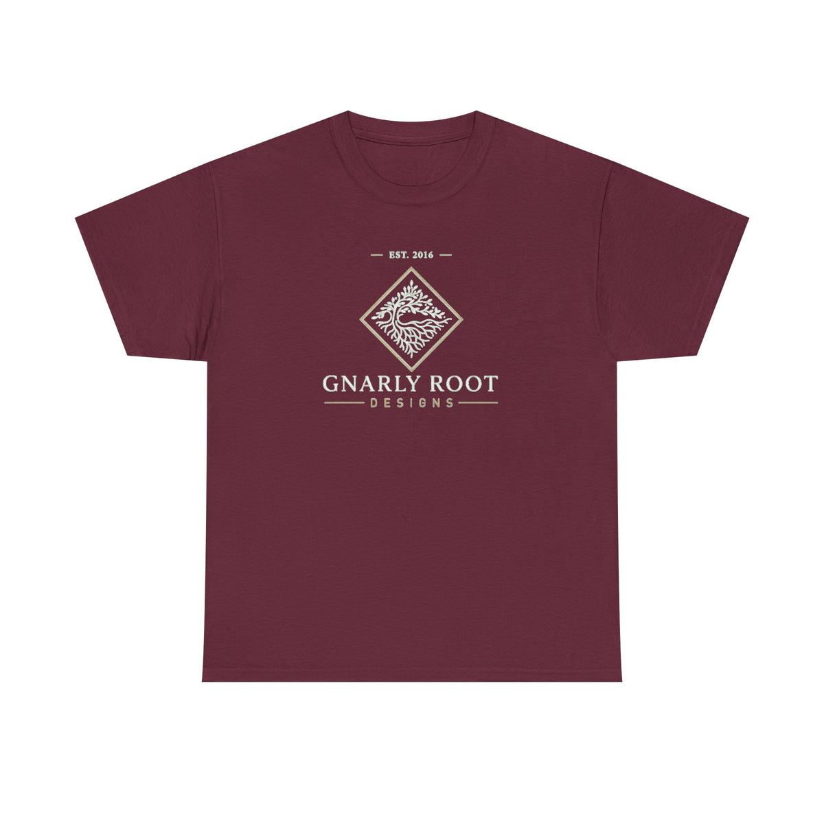 Gnarly Root logo tee | Graphic T-Shirt, botanical root illustration