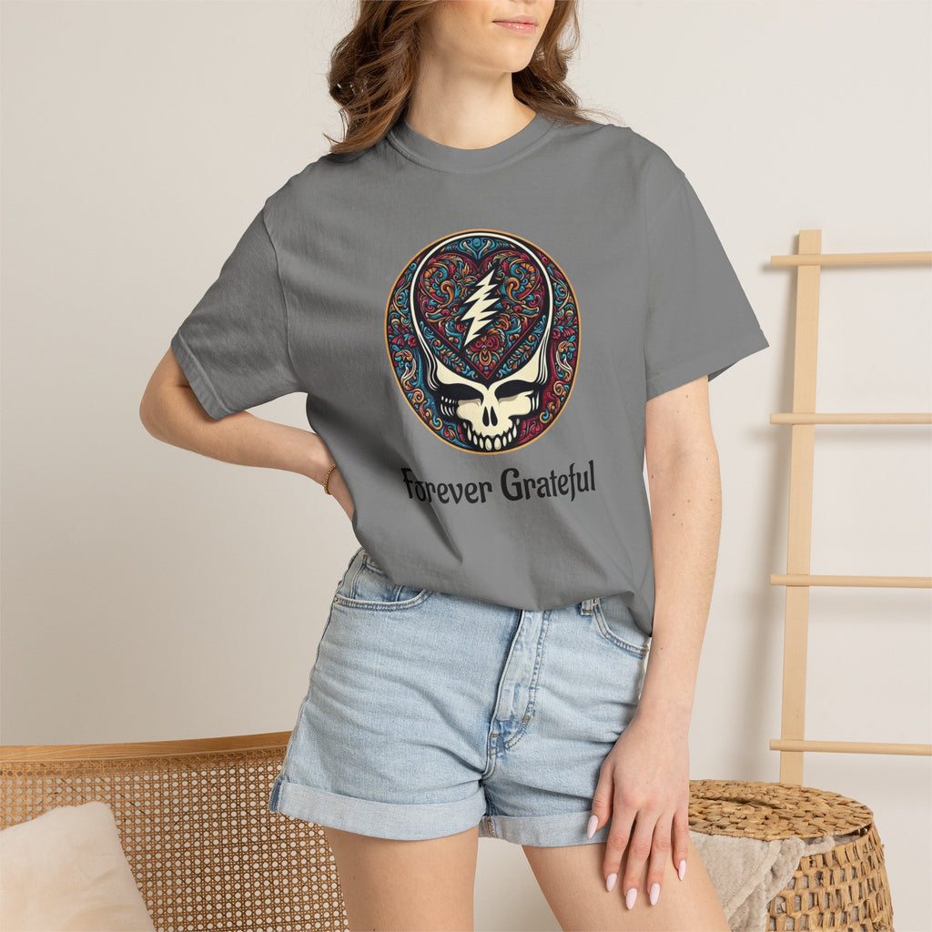 Forever Grateful Steal Your Face T-Shirt | Grateful Dead band tee