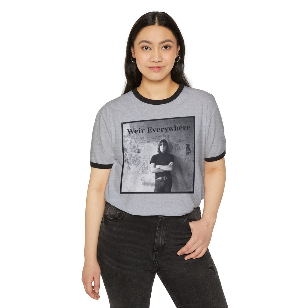 Weir Everywhere photo print T-Shirt | Ringer tee