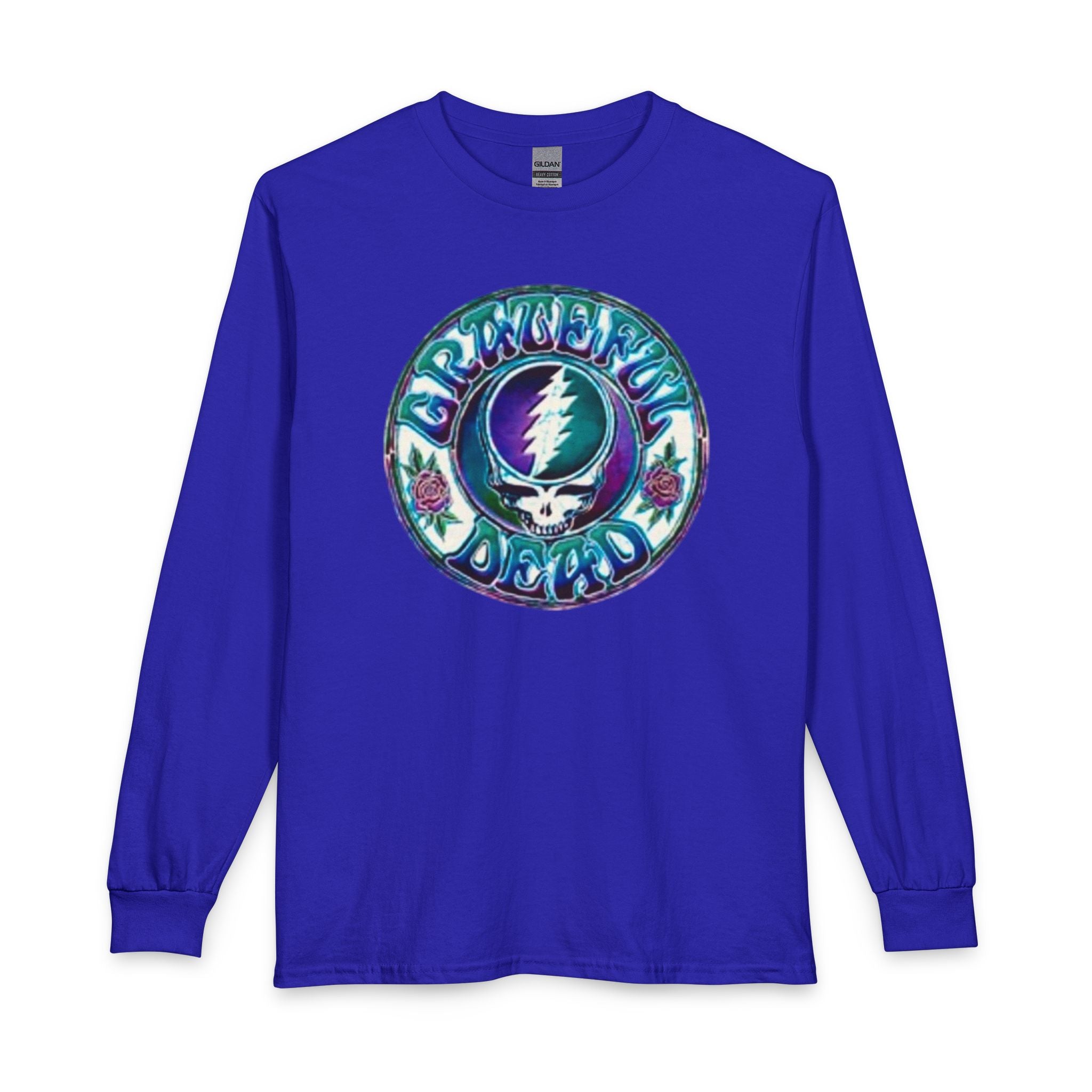 Grateful Dead Steal Your Face Logo Long Sleeve Tee | Psychedelic Band Shirt