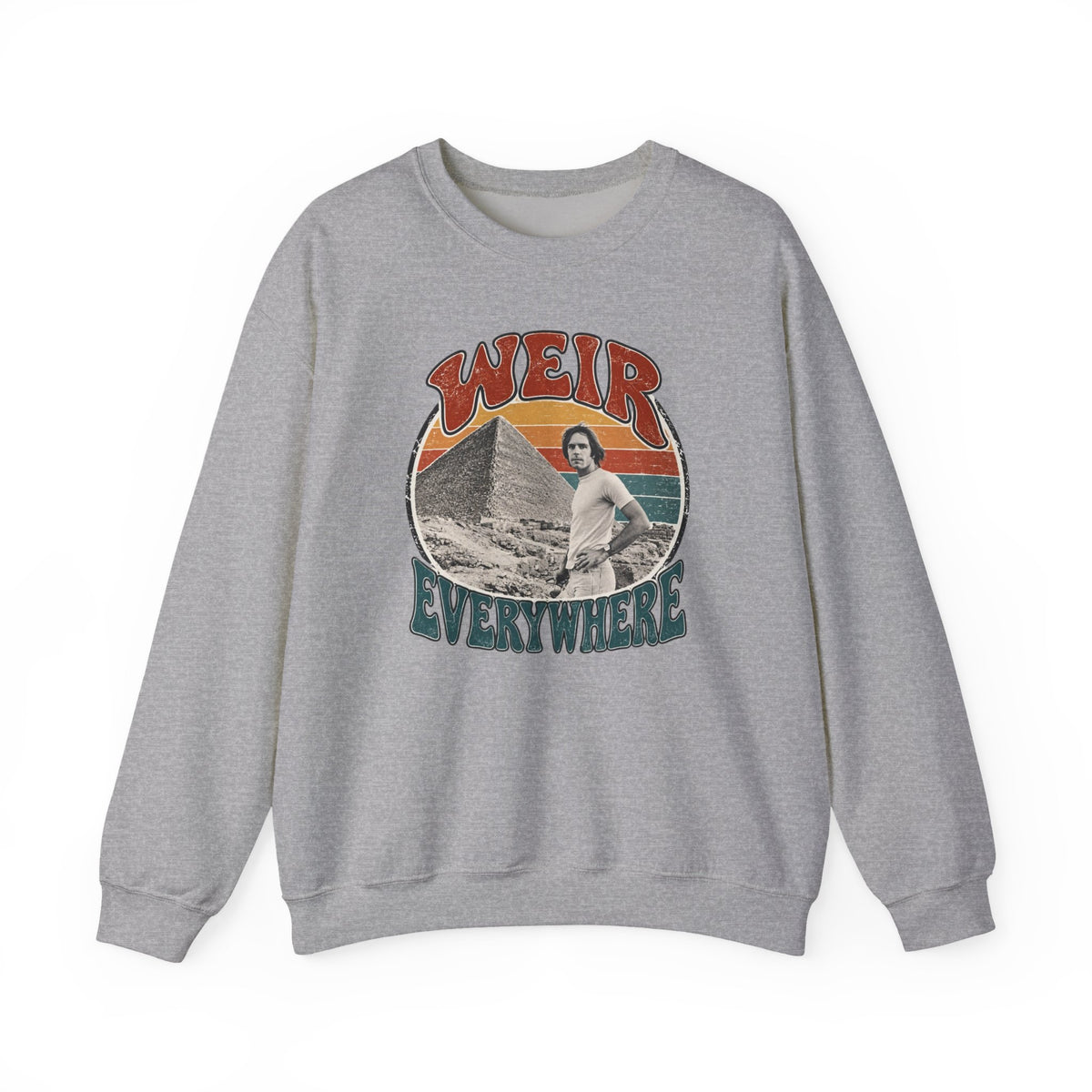 Weir Everywhere vintage pyramid Bobby graphic sweatshirt