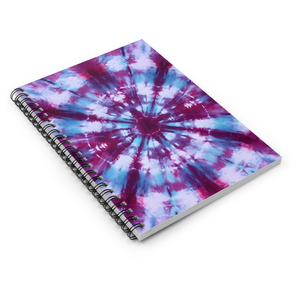 Tie Dye Mandala Spiral Notebook | Ruled Journal