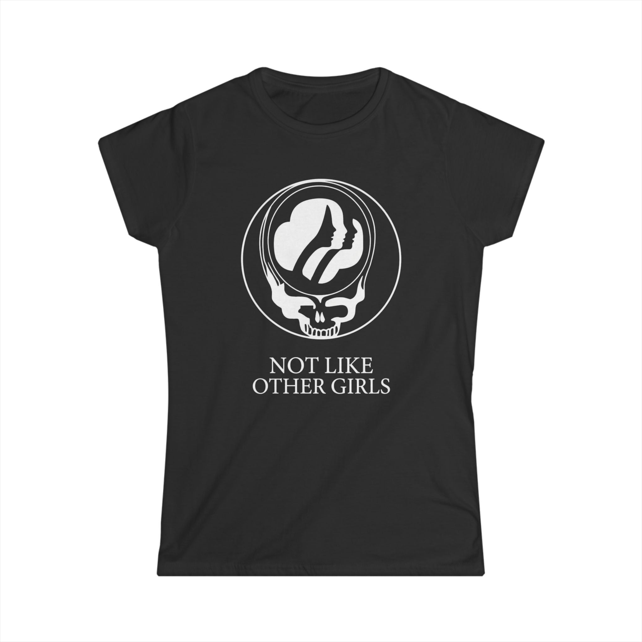 Not Like Other Girls Skull Tee | Feminine Grateful Dead Inspired Shirt