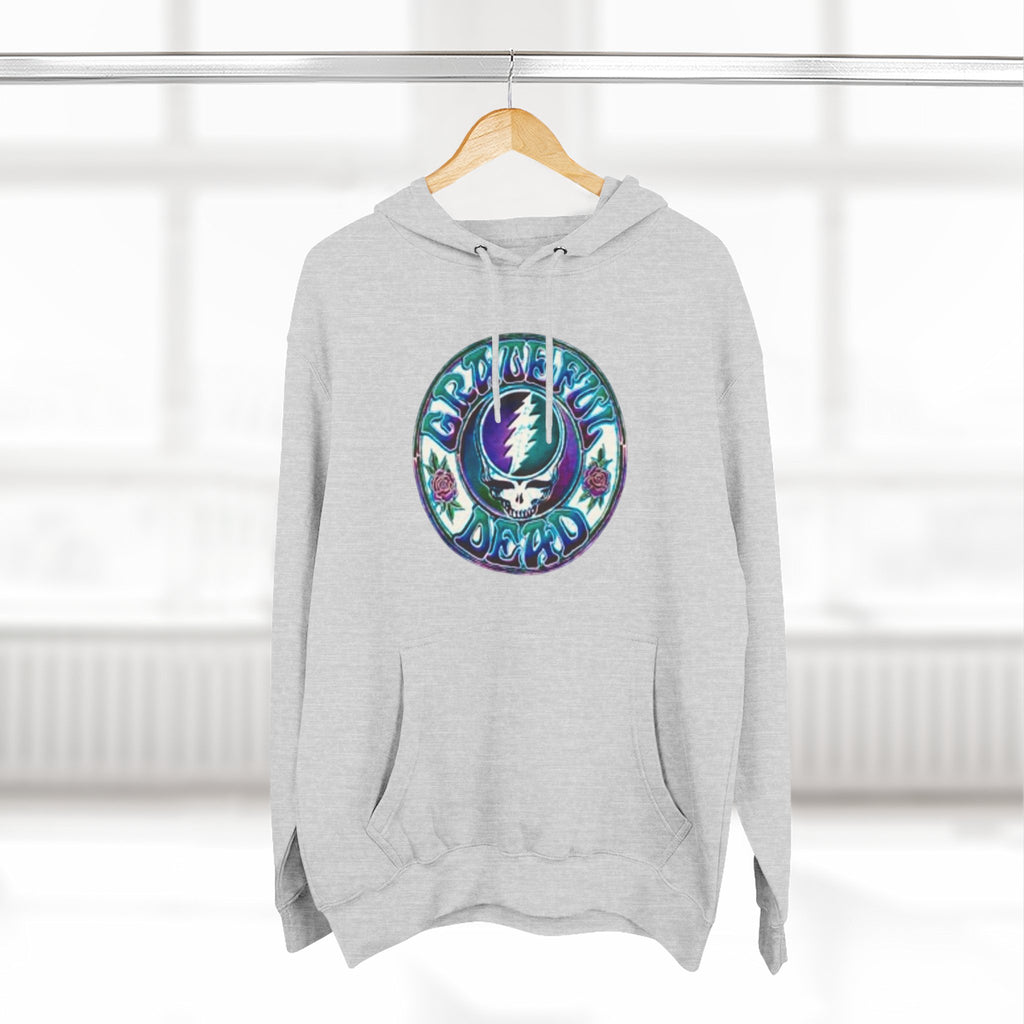 Grateful Dead Steal Your Face skull hoodie | Three-Panel Fleece Hoodie