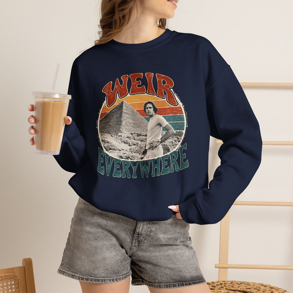 Weir Everywhere vintage pyramid Bobby graphic sweatshirt