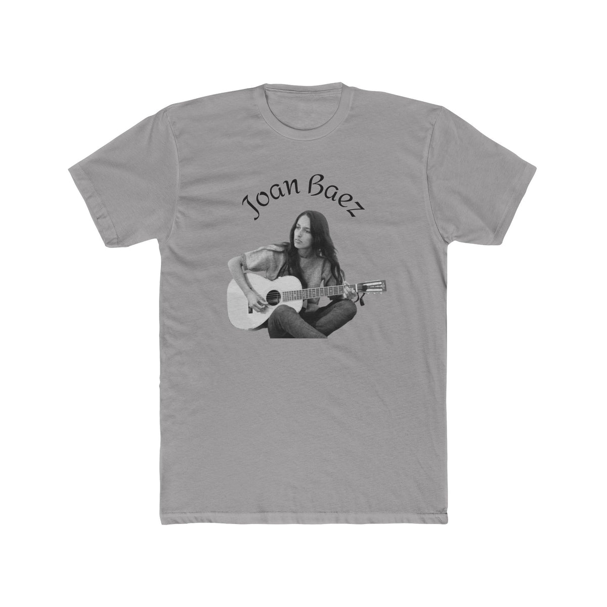 Joan Baez Acoustic Guitar Portrait Tee | Cotton Crew