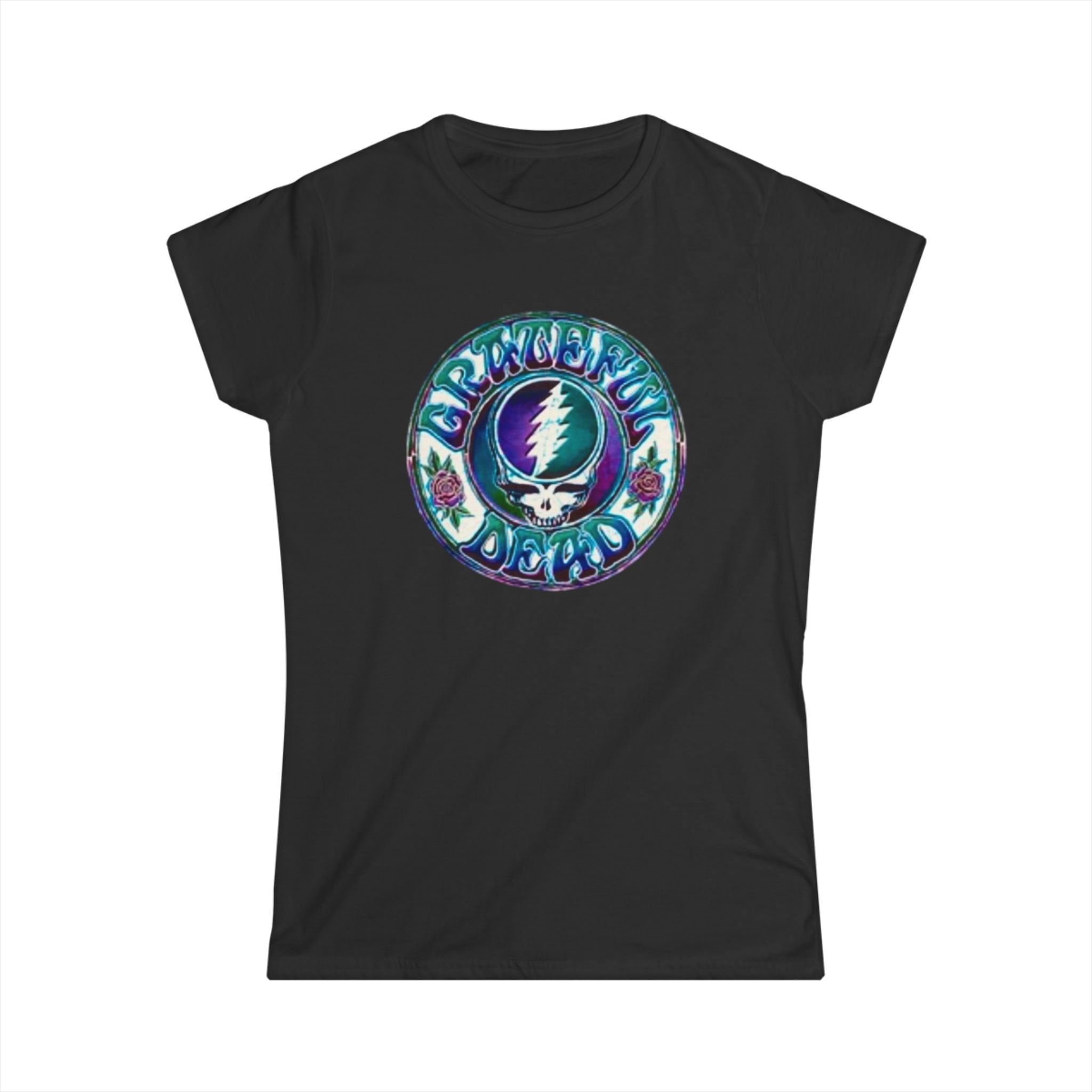 Grateful Dead Steal Your Face Skull tee | Women's T-Shirt, Psychedelic Tour Logo