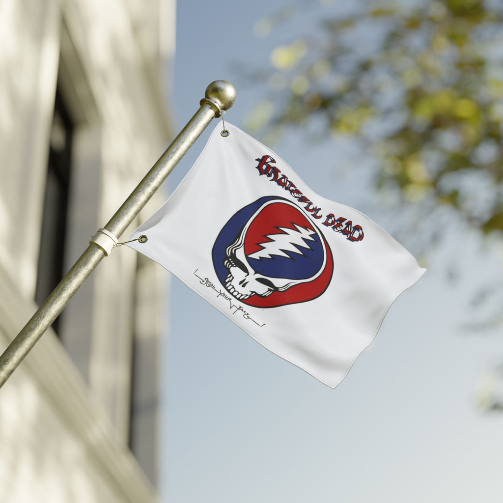 Grateful Dead Steal Your Face Double-Sided Flag – Rock Band Decor
