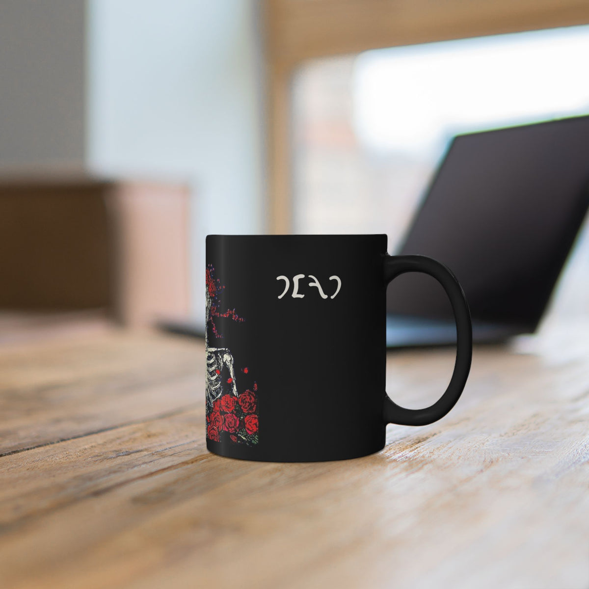 Grateful Dead Skull & Roses Mug | Black Dead Coffee Cup