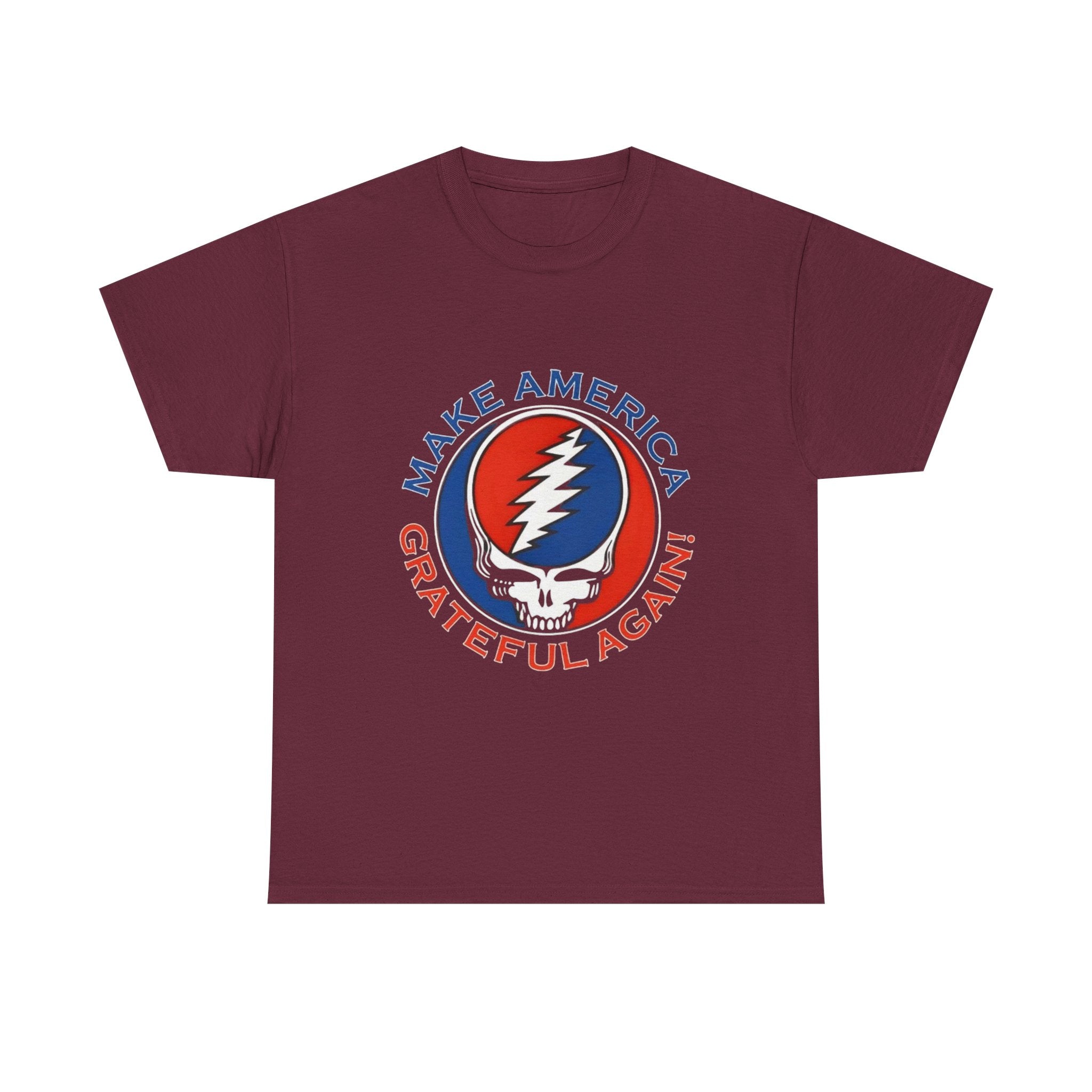 Grateful Dead Inspired Tee - Make America Grateful Again, Vintage Band T-Shirt, Unisex Graphic Tee, Festival Apparel, Music Lover Gift