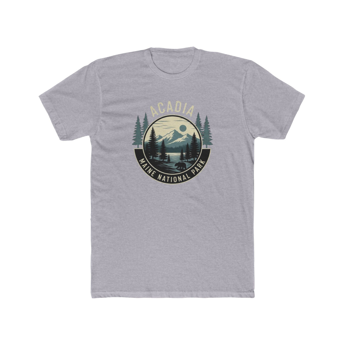 Acadia National Park Maine T-Shirt — Vintage Mountain & Pines Crew Tee