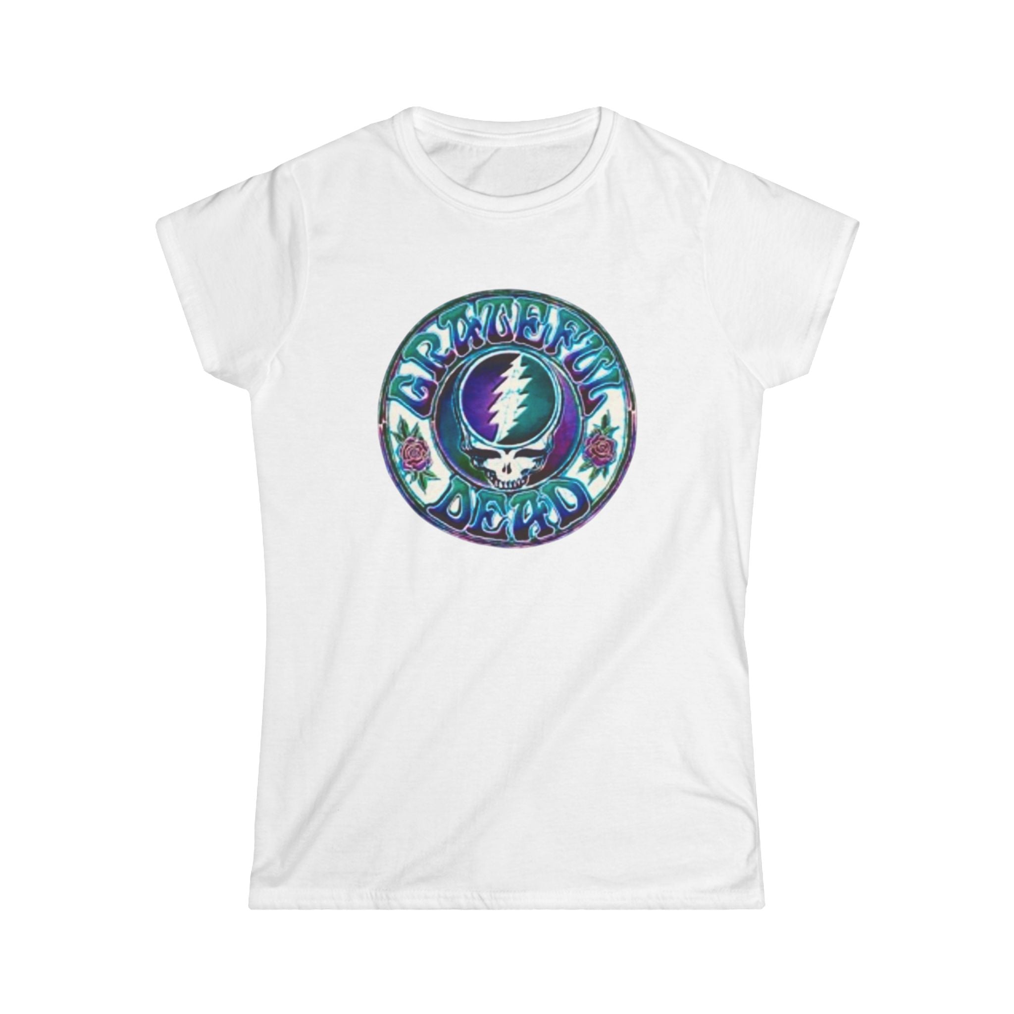 Grateful Dead Steal Your Face Skull tee | Women's T-Shirt, Psychedelic Tour Logo