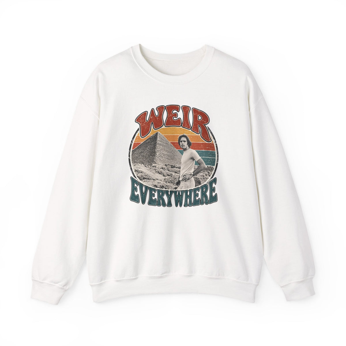 Weir Everywhere vintage pyramid Bobby graphic sweatshirt