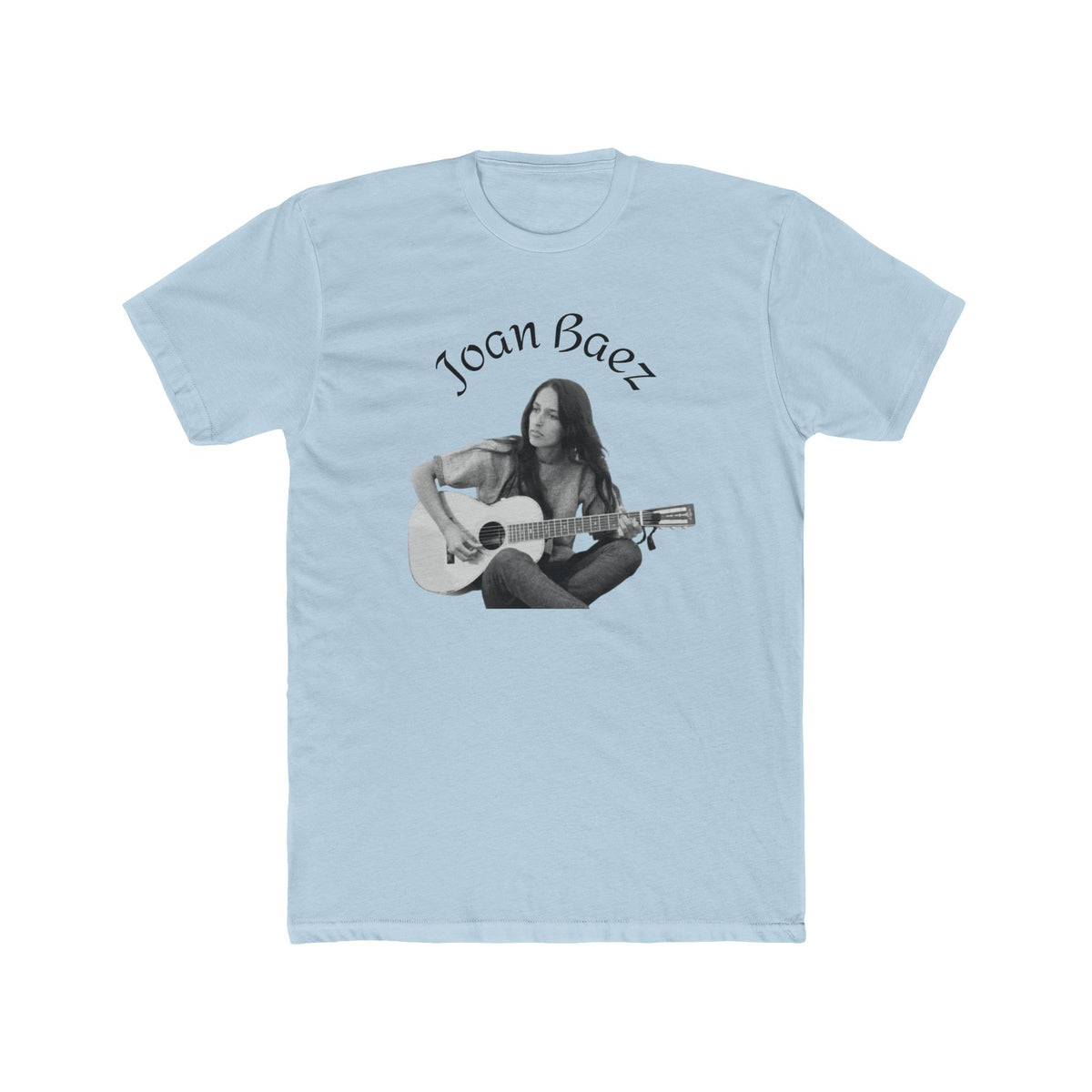 Joan Baez Acoustic Guitar Portrait Tee | Cotton Crew