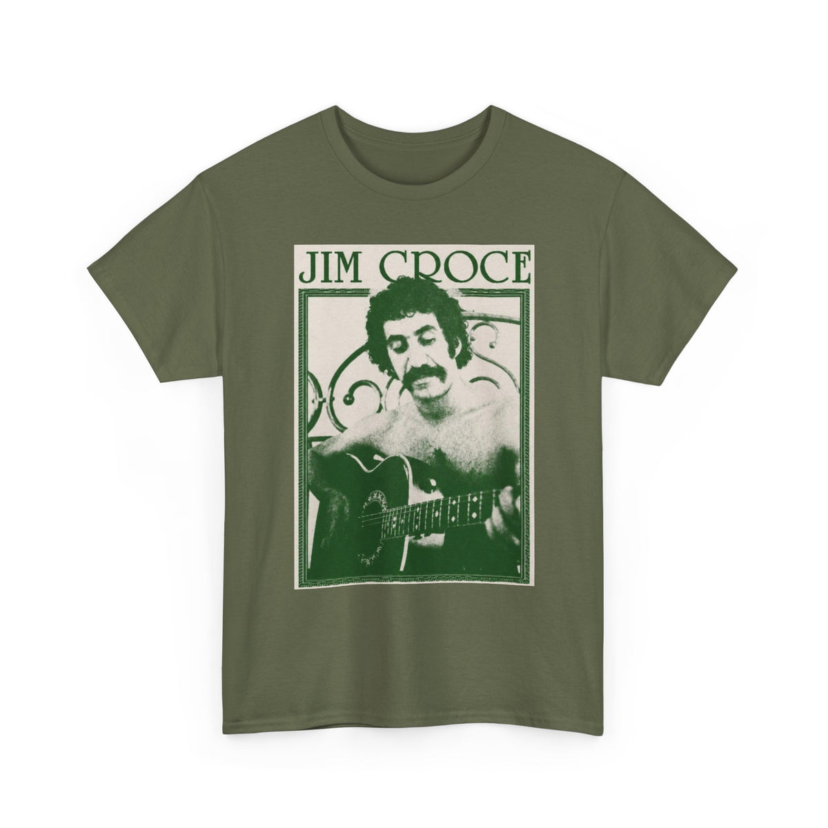 Jim Croce Guitar Music Tee | Retro Music T-Shirt