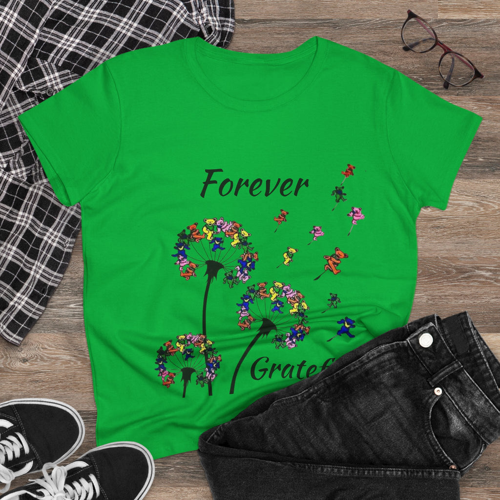 Forever Grateful Dandelion Tee | Grateful Dead Dancing Bears T-Shirt