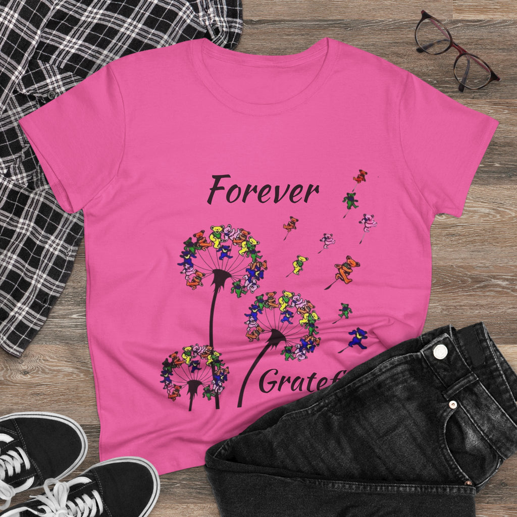 Forever Grateful Dandelion Tee | Grateful Dead Dancing Bears T-Shirt