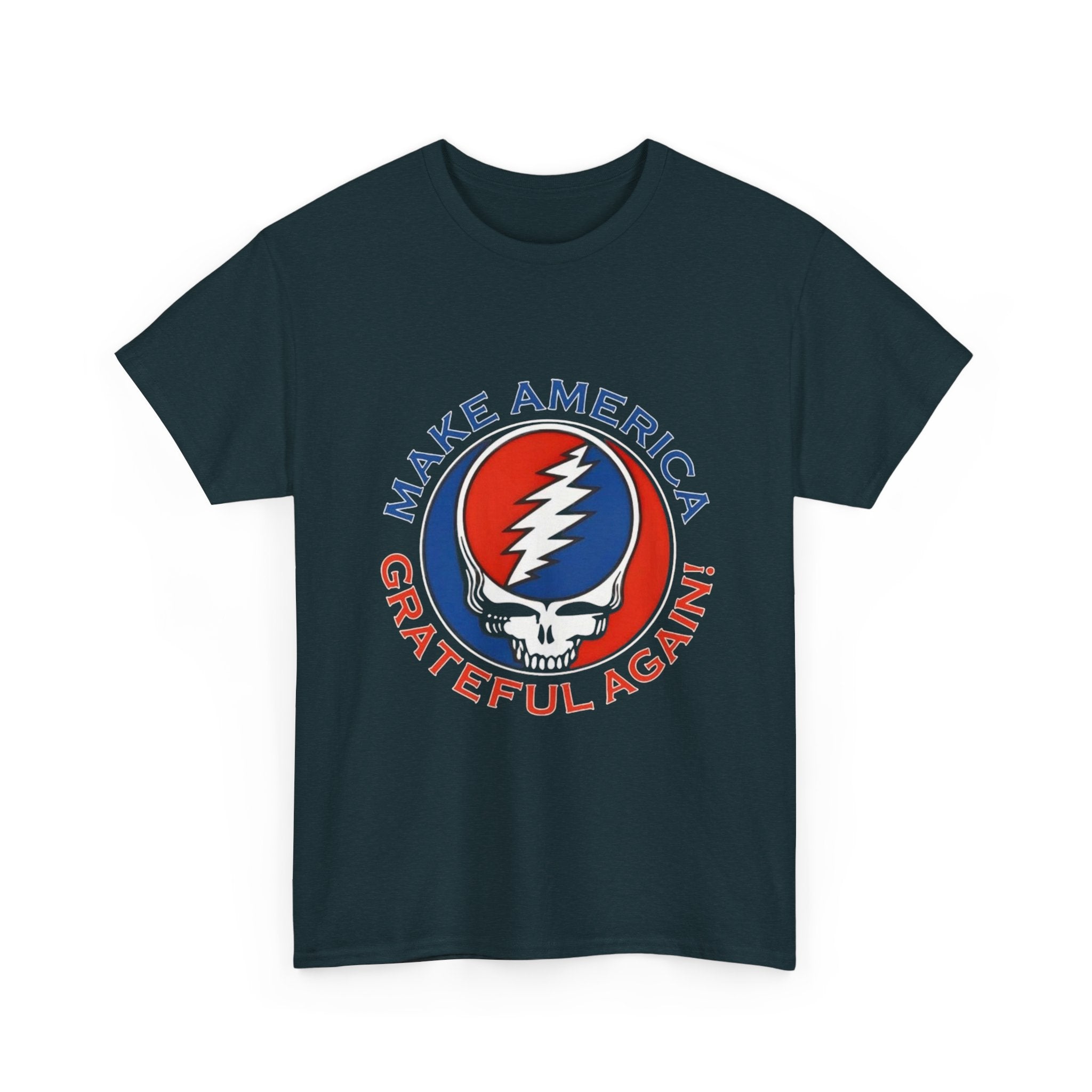 Grateful Dead Inspired Tee - Make America Grateful Again, Vintage Band T-Shirt, Unisex Graphic Tee, Festival Apparel, Music Lover Gift