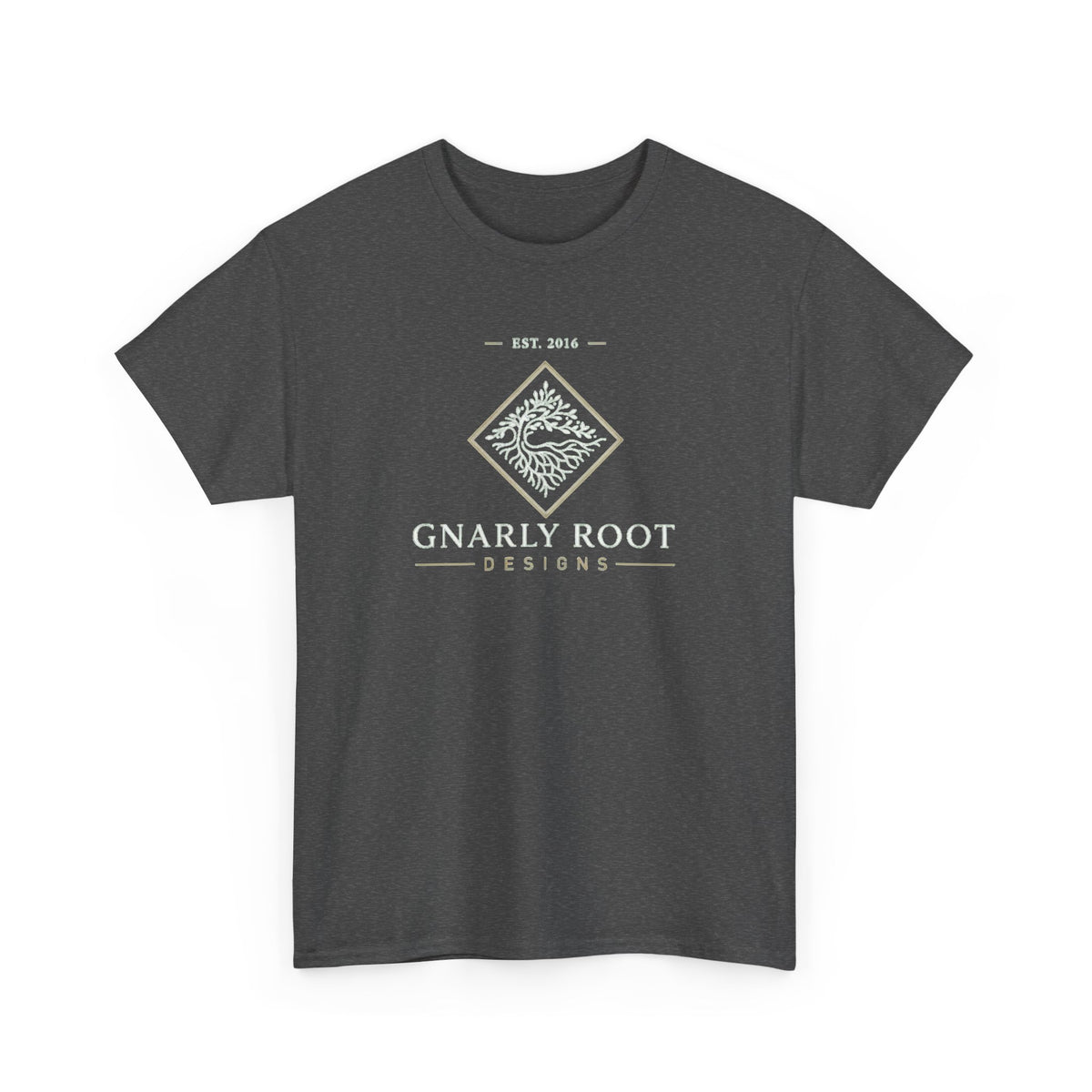 Gnarly Root logo tee | Graphic T-Shirt, botanical root illustration