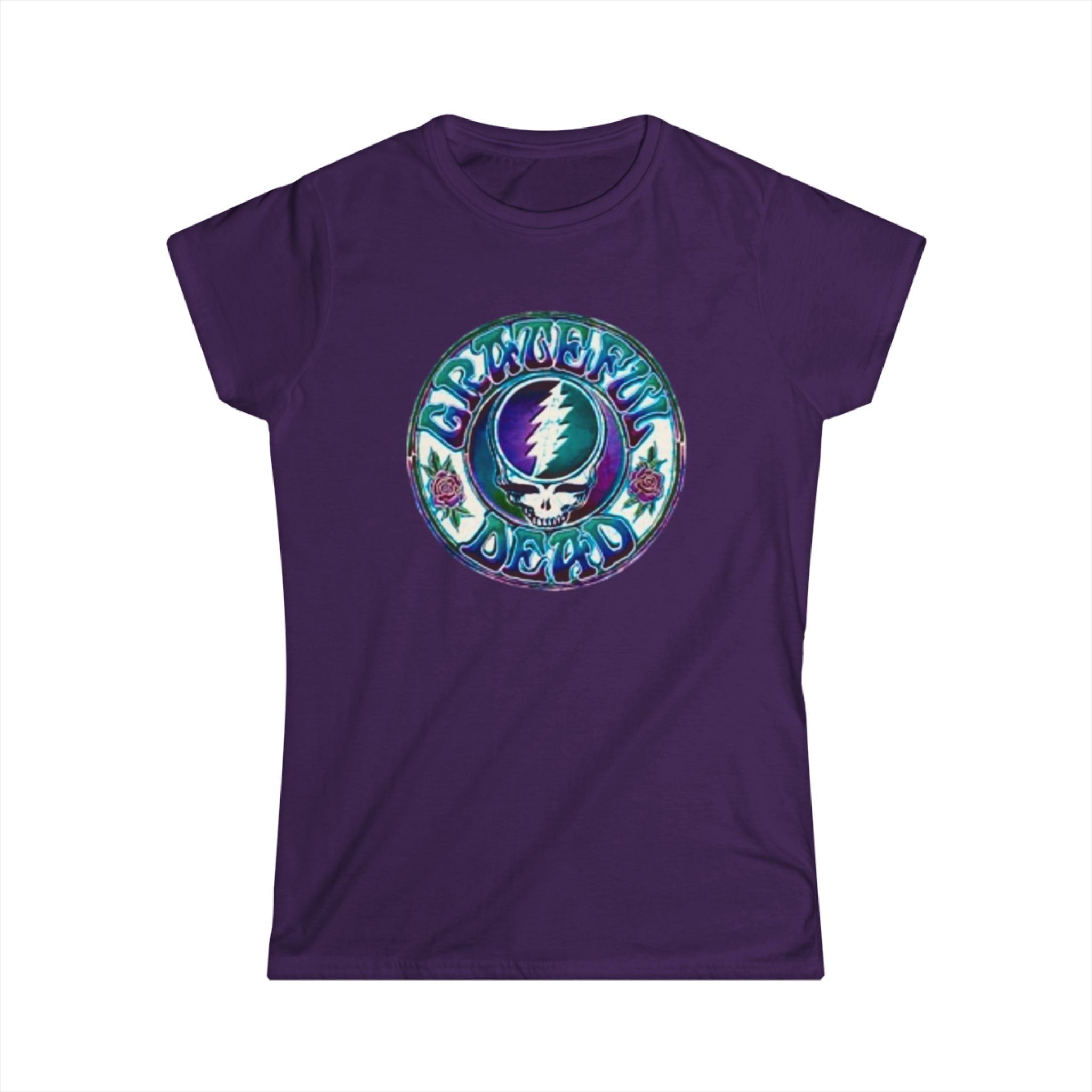 Grateful Dead Steal Your Face Skull tee | Women's T-Shirt, Psychedelic Tour Logo