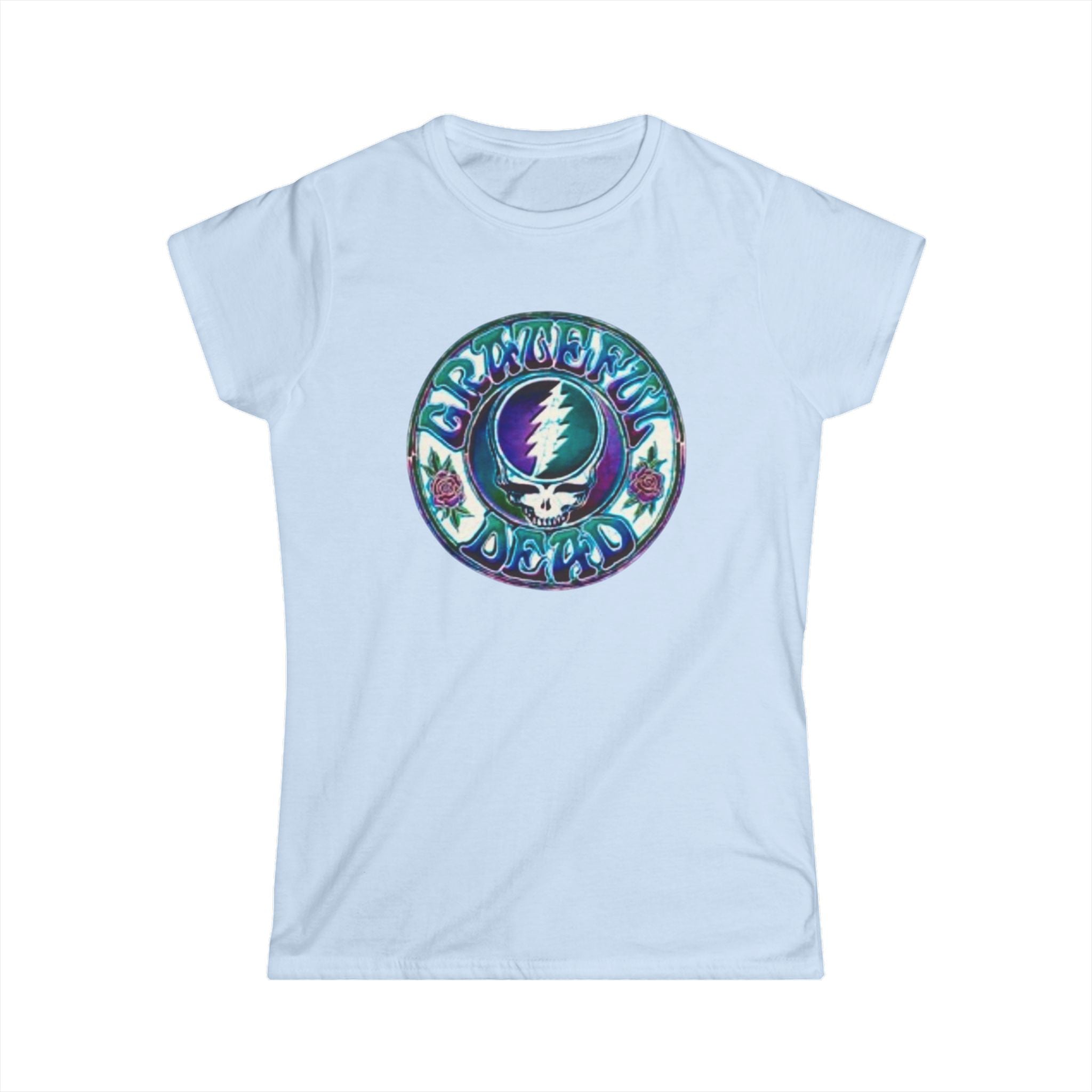 Grateful Dead Steal Your Face Skull tee | Women's T-Shirt, Psychedelic Tour Logo