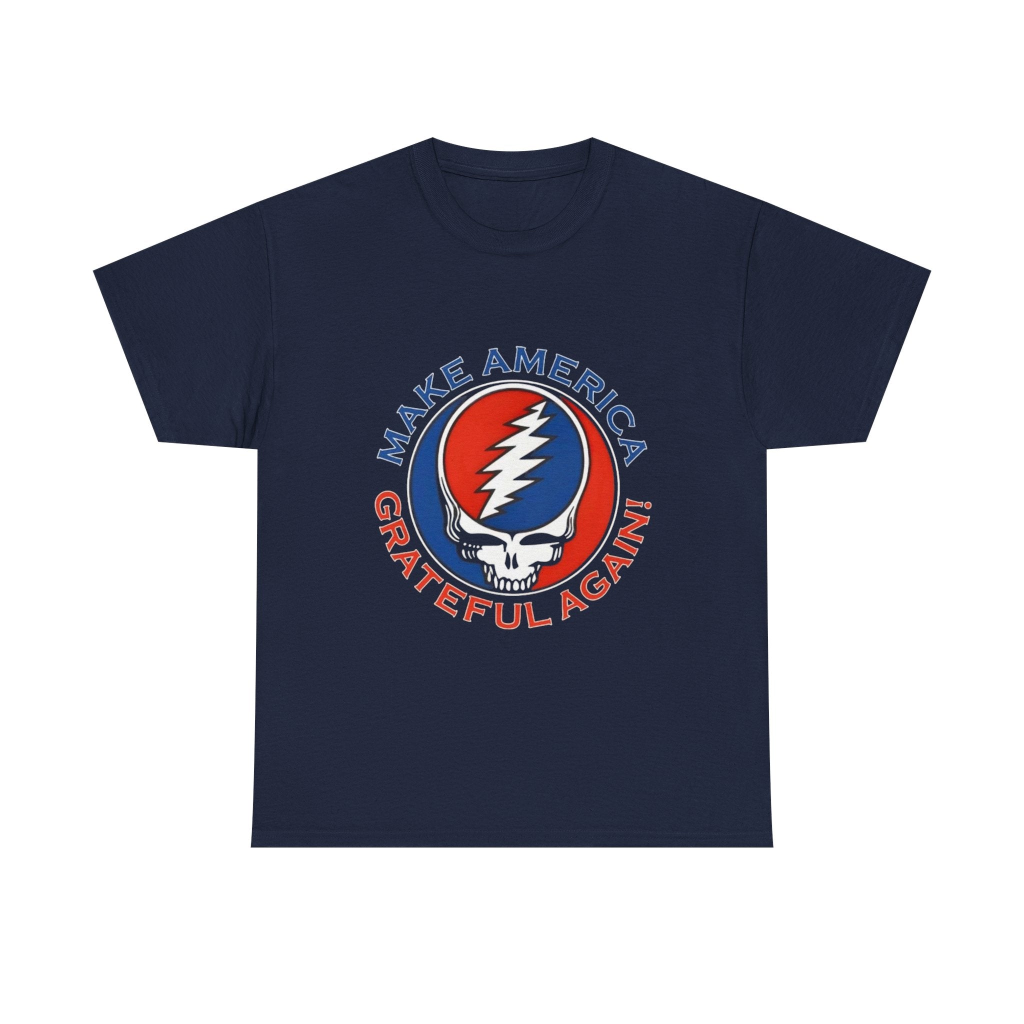Grateful Dead Inspired Tee - Make America Grateful Again, Vintage Band T-Shirt, Unisex Graphic Tee, Festival Apparel, Music Lover Gift