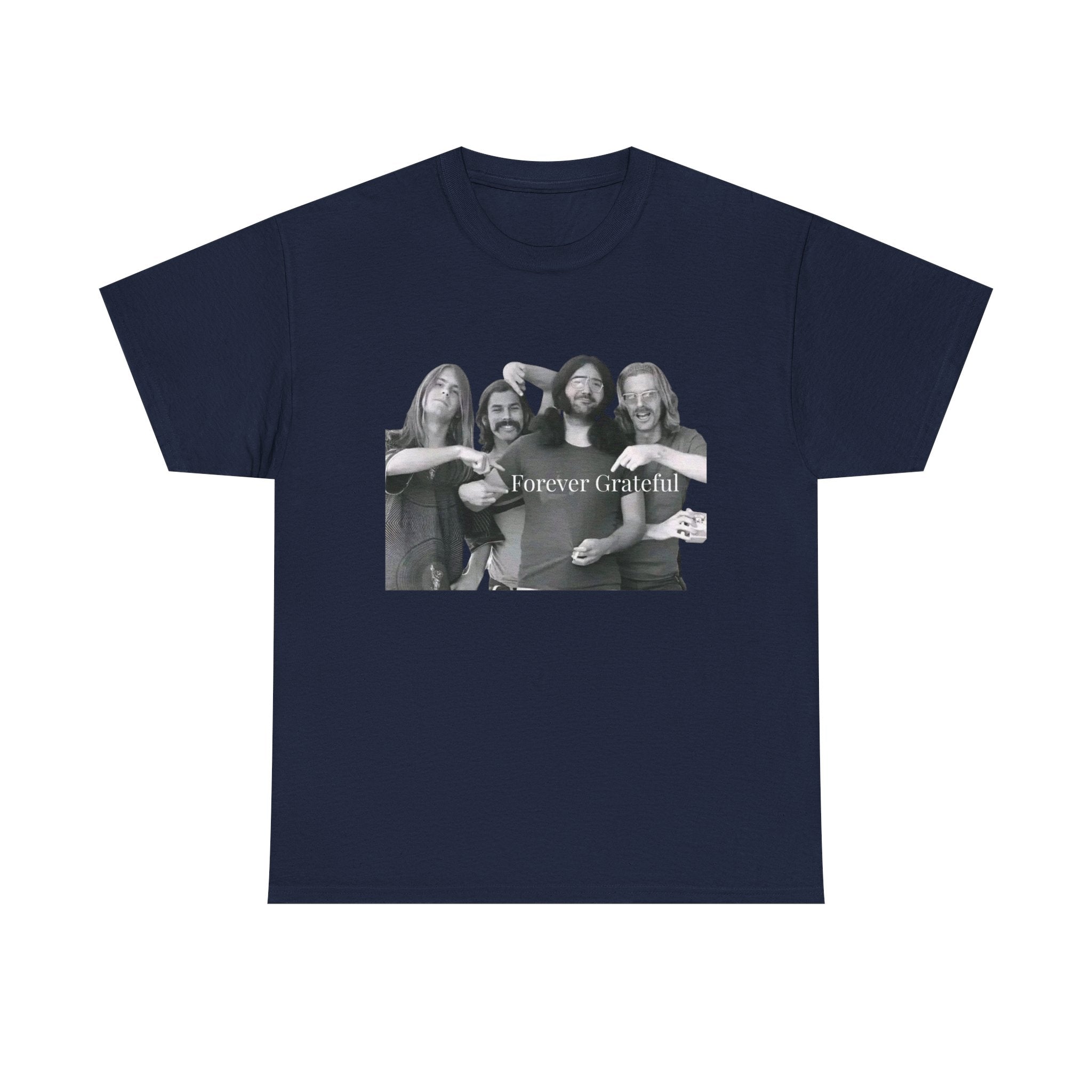 Forever Grateful band photo T-Shirt | Vintage Grateful Dead tee