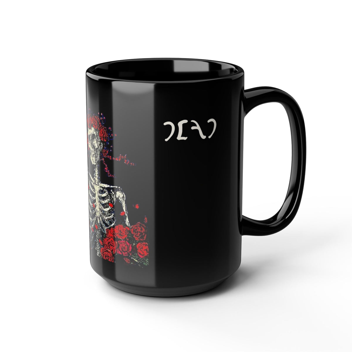 Grateful Dead Skull & Roses Mug | Black Dead Coffee Cup
