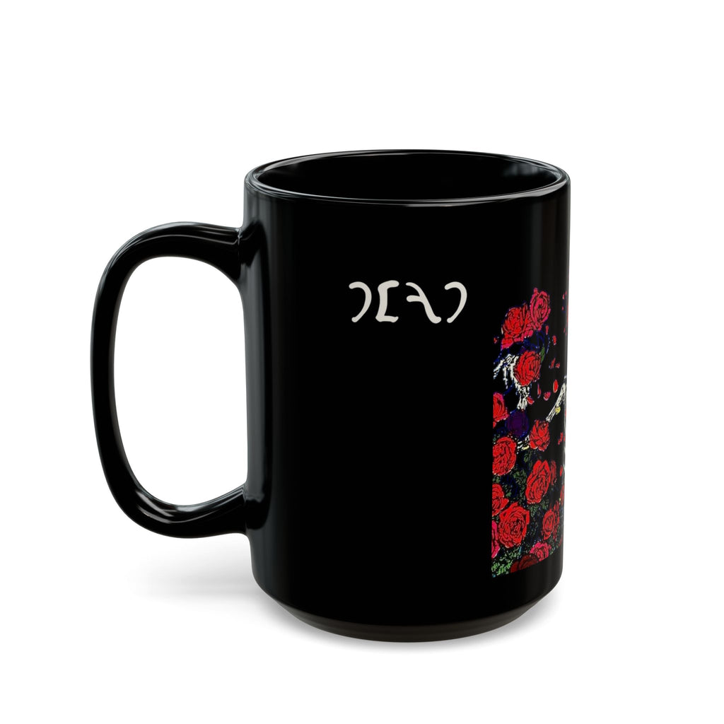 Grateful Dead Skull & Roses Mug | Black Dead Coffee Cup