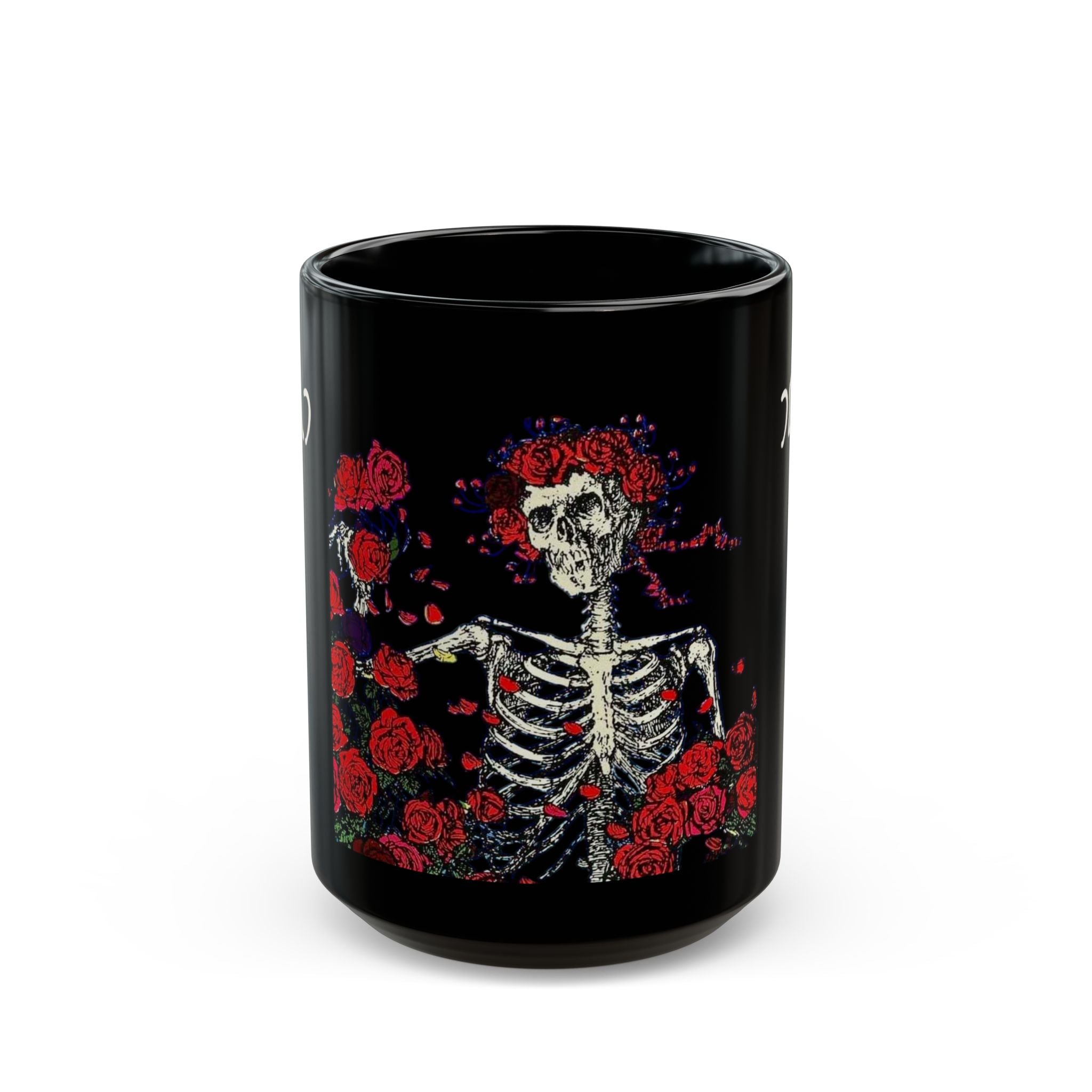 Grateful Dead Skull & Roses Mug | Black Dead Coffee Cup