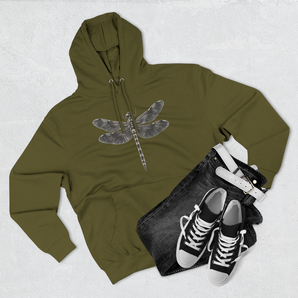 Dragonfly Graphic Fleece Hoodie