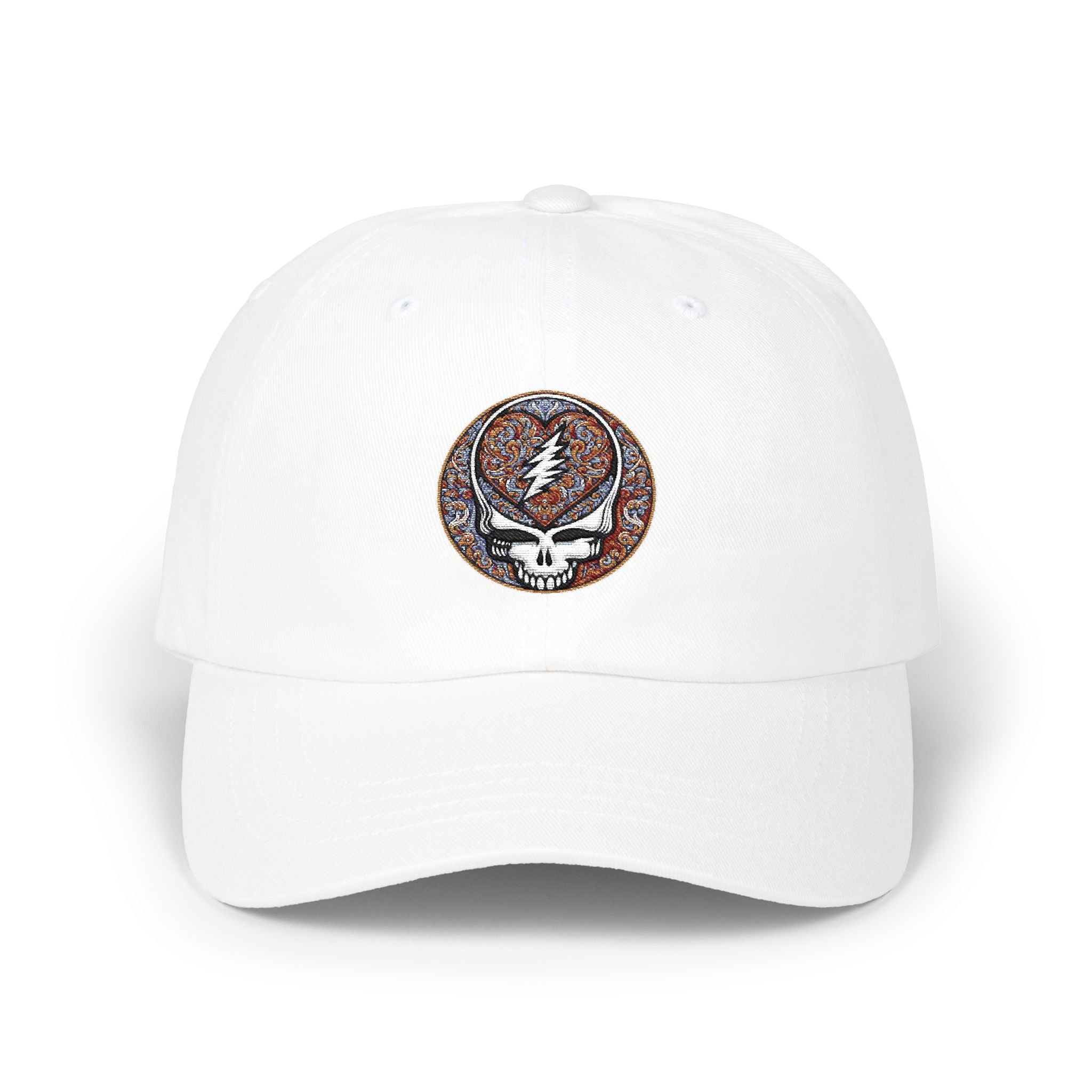 Vintage Grateful Dead Steal Your Face Cap | Embroidered Skull Logo