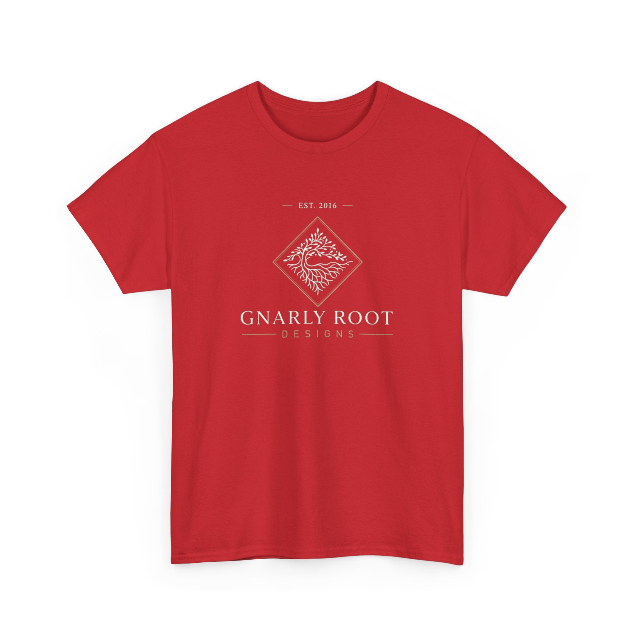 Gnarly Root logo tee | Graphic T-Shirt, botanical root illustration