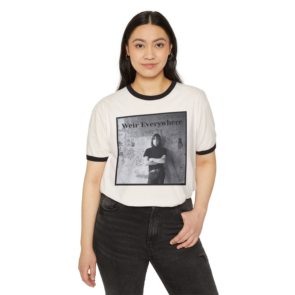 Weir Everywhere photo print T-Shirt | Ringer tee