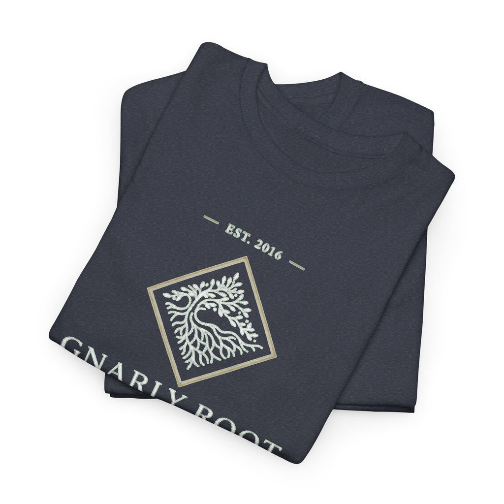 Gnarly Root logo tee | Graphic T-Shirt, botanical root illustration