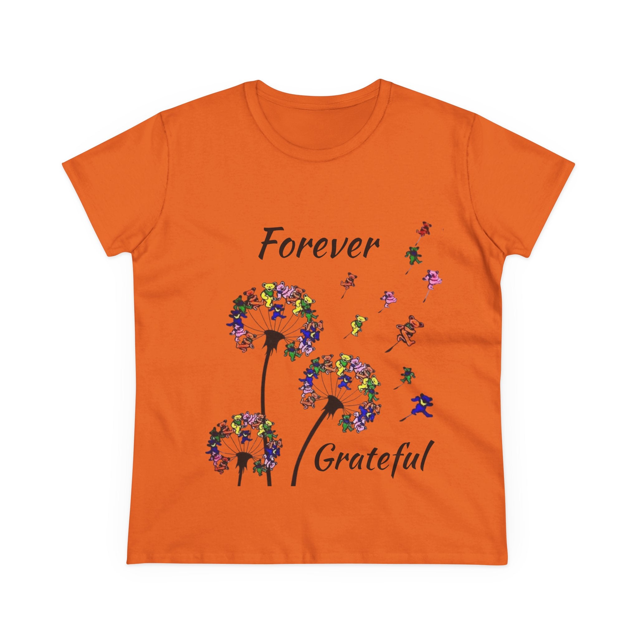 Forever Grateful Dandelion Tee | Grateful Dead Dancing Bears T-Shirt