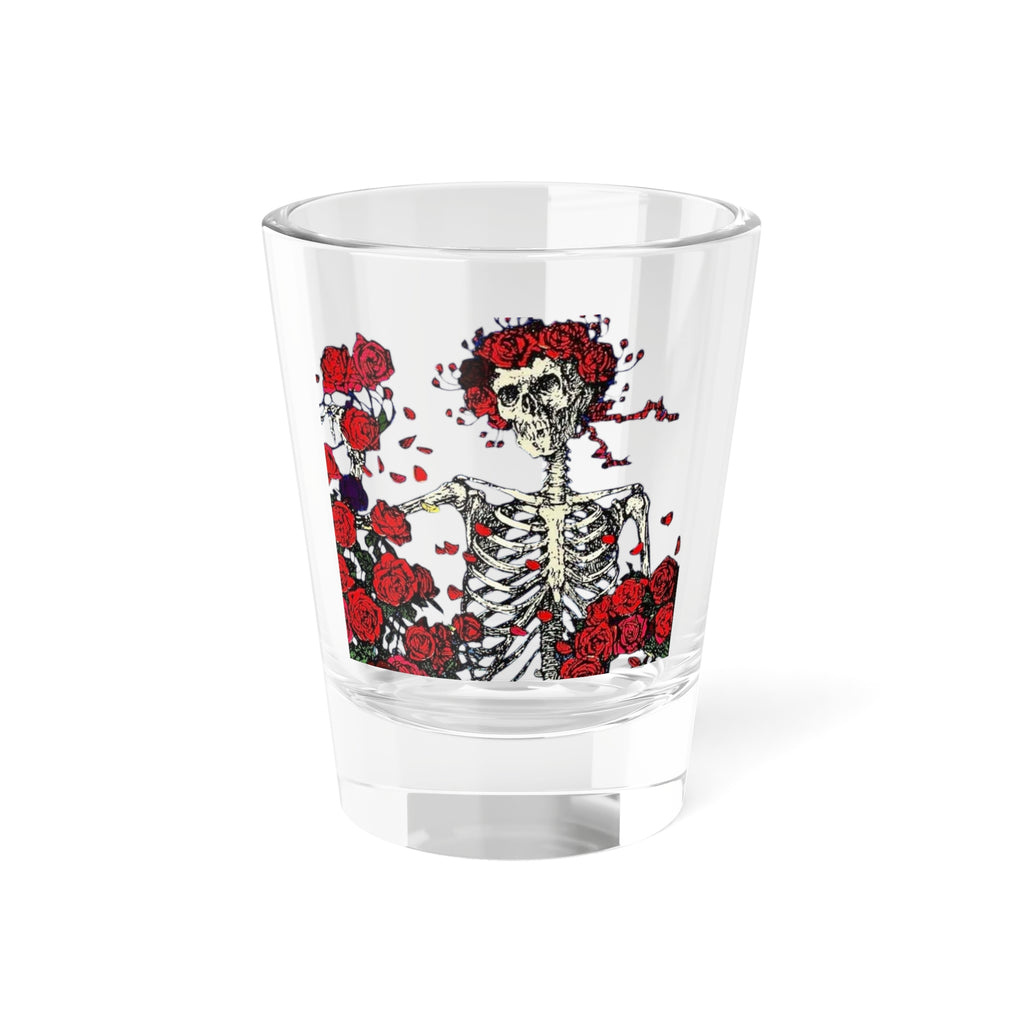 Grateful Dead Skull & Roses Shot Glass