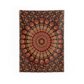 Bohemian Mandala Wall Tapestry — Warm Earthtone Hippie Decor