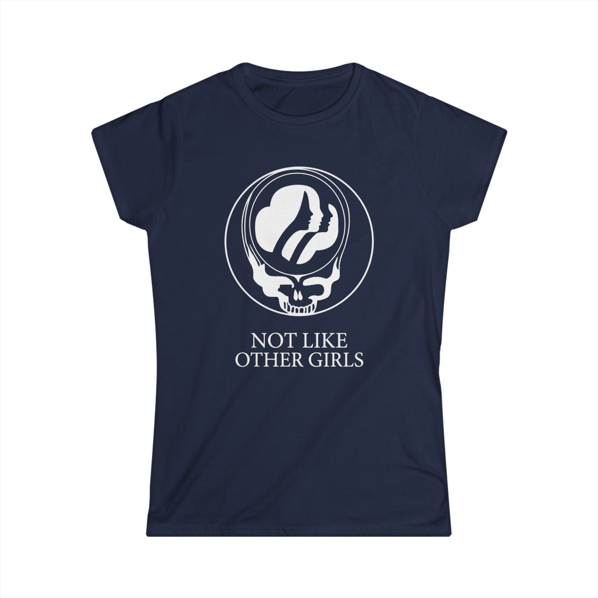 Not Like Other Girls Skull Tee | Feminine Grateful Dead Inspired Shirt