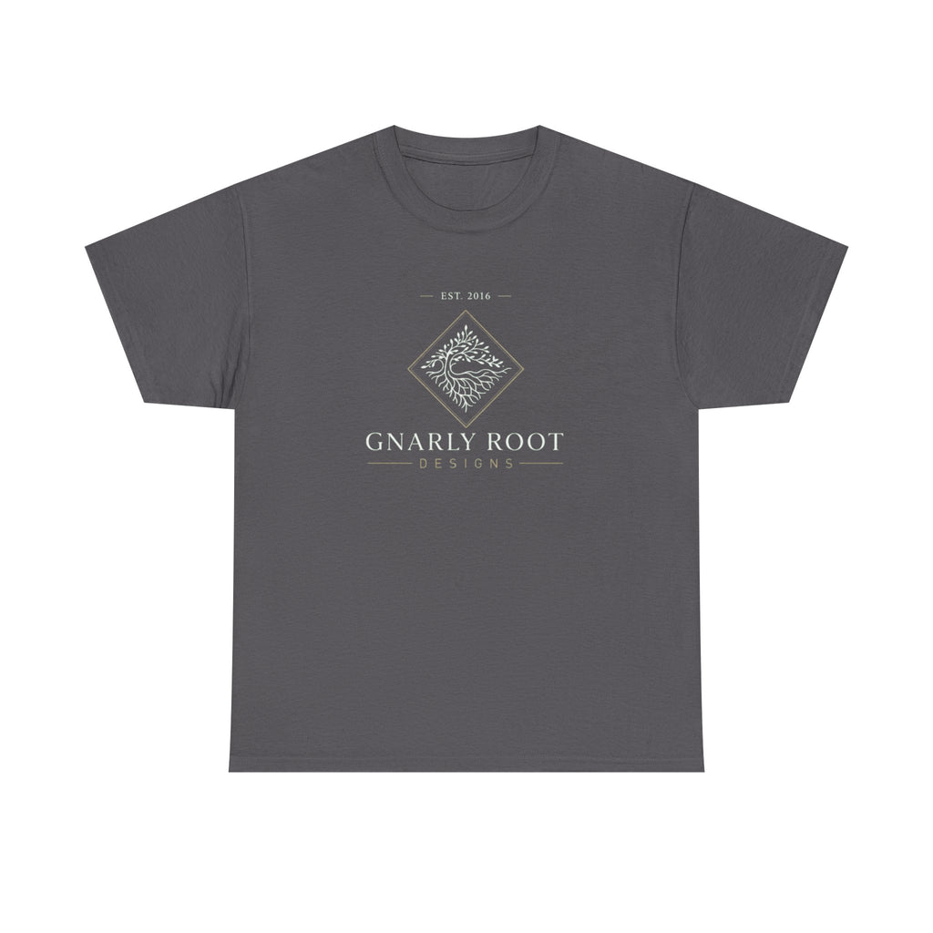 Gnarly Root logo tee | Graphic T-Shirt, botanical root illustration