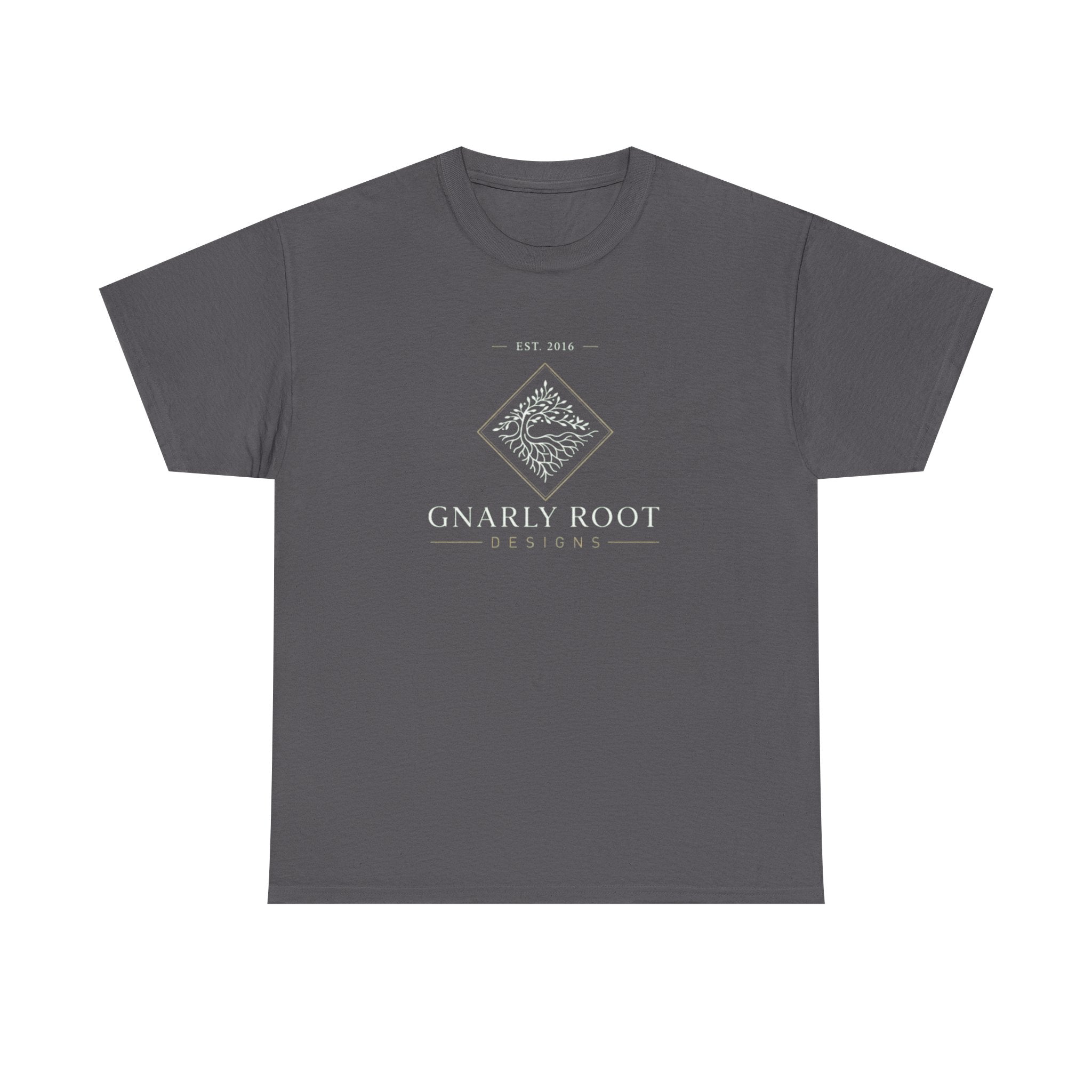 Gnarly Root logo tee | Graphic T-Shirt, botanical root illustration